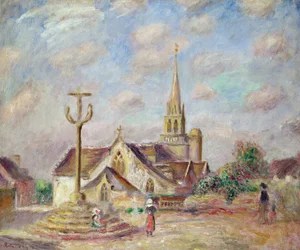 Das Kalvarienberg in Pont Aven, um 1892